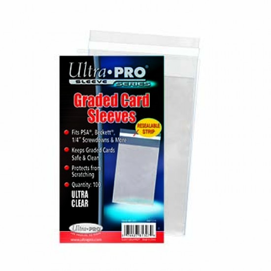 Ultra PRO Graded Soft Card Sleeves, 100/Pack